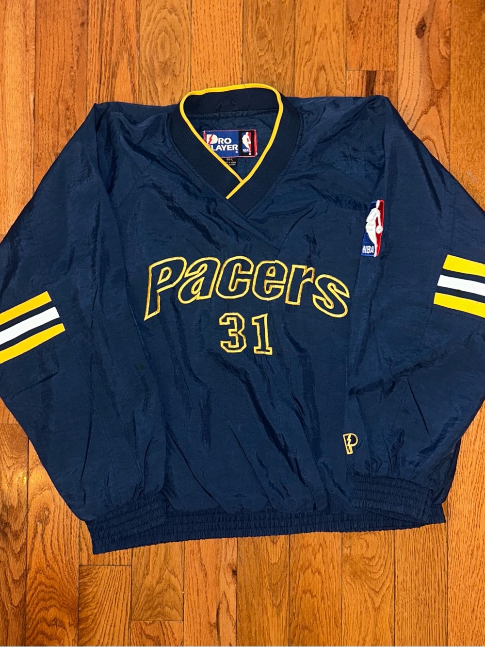 Reggie Miller #31 Indiana Pacers Pro Player Vintage Pullover Size Large